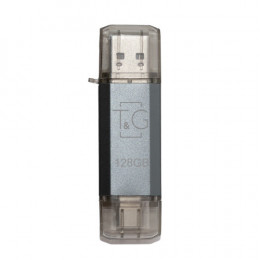 Флеш-накопичувач USB 128GB Type-C T&G 009 Star Series Silver (TG009TC-128GSL)