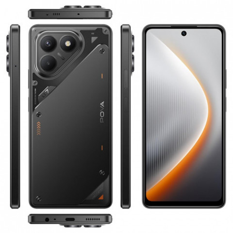 Смартфон Tecno Pova 7 Neo (LJ6) 8/256GB Geek Black (4894947086793)