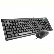 Комплект (клавіатура, мишка) A4Tech KM-72620D Black USB