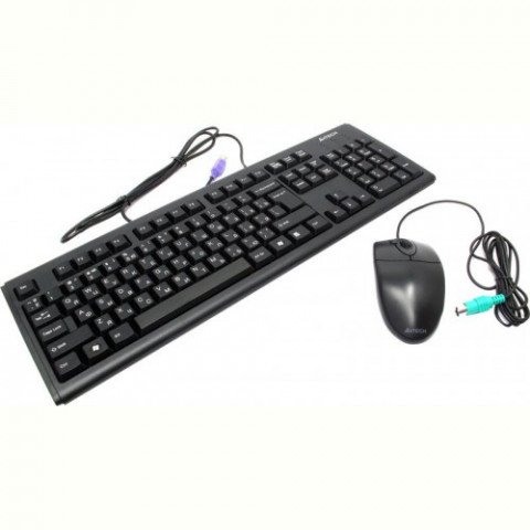 Комплект (клавіатура, мишка) A4Tech KM-72620D Black USB