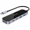 Type-C-Хаб Proove Shadow (2*USB3.0 + Type-C + PD100W + HDMI) dark gray Купити в Україні