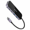 Type-C-Хаб Proove Shadow (2*USB3.0 + Type-C + PD100W + HDMI) dark gray Купити в Україні