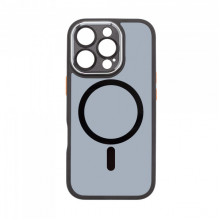 Чохол ArmorStandart Unit MagSafe SE для Apple iPhone 16 Pro Black Orange (ARM81147)