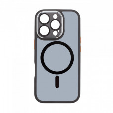 Чохол ArmorStandart Unit MagSafe SE для Apple iPhone 16 Pro Black Orange (ARM81147)