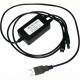 USB адаптер XoKo USB-DC 9/12В/USB Type C, 0.7м, Black (XK-DC-DC-C-12)