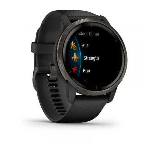 Смарт-годинник Garmin Venu 2 Plus Slate/Black with Black Band (010-02496-01)