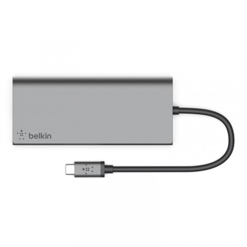 Концентратор USB-C Belkin Travel Space Grey (F4U092BTSGY)