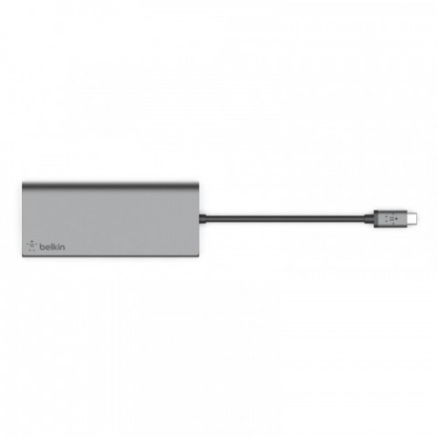Концентратор USB-C Belkin Travel Space Grey (F4U092BTSGY)