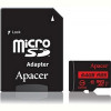 Карта пам`ятi MicroSDHXC 64GB UHS-I Class 10 Apacer + SD adapter (AP64GMCSX10U5-R)