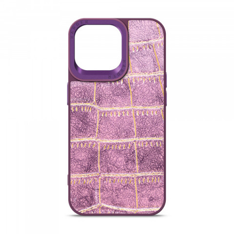 Чохол Harder Crocosaur для Apple iPhone 14 Pro Max Purple (ARM76728)