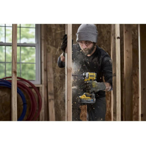Шурупокрут ударний акумуляторний DeWalt XR Li-Ion 18В 282Нм 3800об/хв 4400уд/хв 1.1кг без АКБ і ЗП