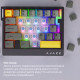 Дротова магнітна клавіатура Ajazz AK029 Ice lsland Magnetic Switch (AK029-I-WB) Купити в Україні