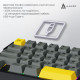 Дротова магнітна клавіатура Ajazz AK029 Ice lsland Magnetic Switch (AK029-I-WB) Купити в Україні
