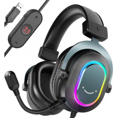 Навушники з мікрофоном Fifine H6 Black Купити в Україні