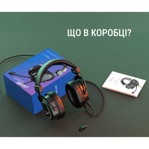 Навушники з мікрофоном Fifine H6 Black Купити в Україні