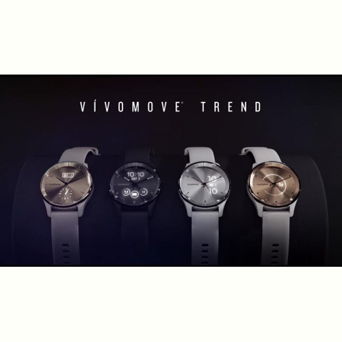 Смарт-годинник Garmin Vivomove Trend Mist Grey (010-02665-03)