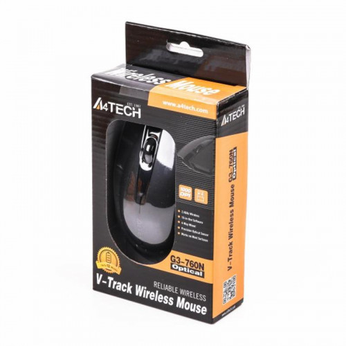 Миша бездротова A4Tech G3-760N Grey USB V-Track