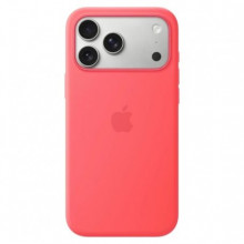 Чохол Apple Silicone Case iPhone 17 Pro Max  with MagSafe Bright Guava (MHW64)