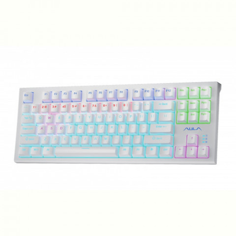 Клавіатура Aula F3032 KRGD Brown White (6948391201757)