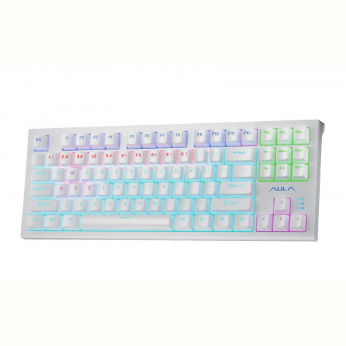 Клавіатура Aula F3032 KRGD Brown White (6948391201757)