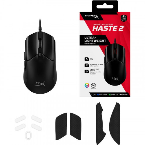 Мишка HyperX Pulsefire Haste 2 Black (6N0A7AA)