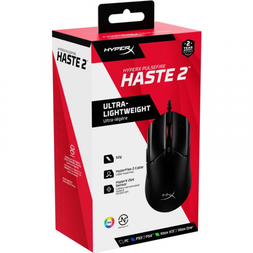 Мишка HyperX Pulsefire Haste 2 Black (6N0A7AA)