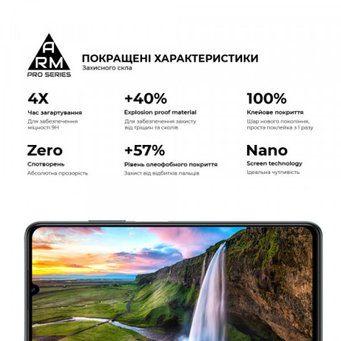 Захисне скло ArmorStandart Pro для ZTE Blade A72s (ARM68739)