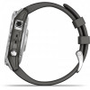 Смарт-годинник Garmin Fenix 7 Silver with Graphite Band (010-02540-00)