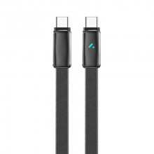 Кабель ColorWay USB Type-C - USB Type-C (M/M), ultra-thin, 5А, 1 м, Black (CW-CBPDCC100-BK)