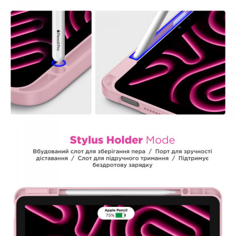Чохол ArmorStandart Y-Type PEN для iPad 10.2 (2021/2020/2019) Pink (ARM77499)
