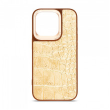 Чохол Harder Crocosaur для Apple iPhone 15 Pro Beige (ARM76703)