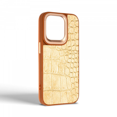Чохол Harder Crocosaur для Apple iPhone 15 Pro Beige (ARM76703)