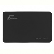 Зовнішня кишеня Frime SATA HDD/SSD 2.5", TYPE C(USB3.1), Plastic, Black (FHE10.25U31)