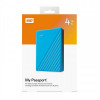 Зовнішній жорсткий диск 2.5" USB 4.0TB WD My Passport Blue (WDBPKJ0040BBL-WESN)