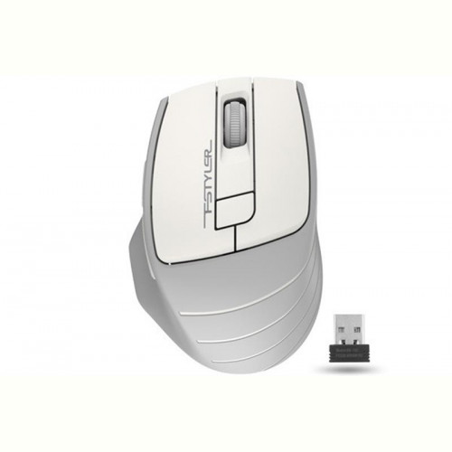 Мишка бездротова A4Tech FG30 Grey/White USB