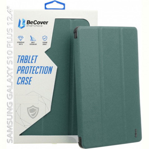 Чохол-книжка BeCover Smart Case для Samsung Galaxy Tab S10 Plus SM-X820/SM-X826 Dark Green (712234)