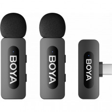 Бездротовий петличний мікрофон BOYA BY-V20 Type-C Black