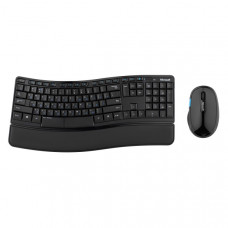 Комплект клавіатура та миша Microsoft  Comfort Desktop Sculp WL, EN/UK/RU, чорний