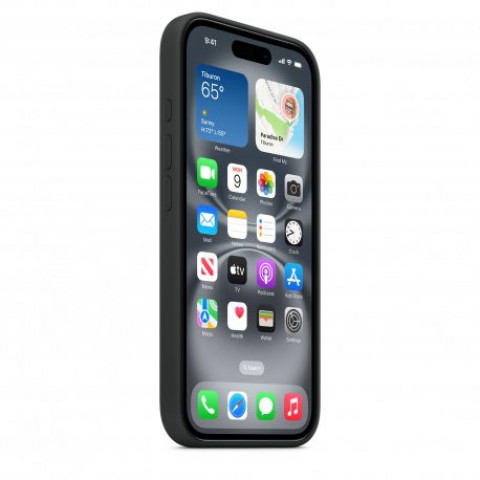 Чохол Apple iPhone 16 Silicone Case with MagSafe Black (MYY13)