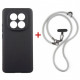 Чохол-накладка Dengos для Xiaomi Redmi Note 15 Black (DG-KM-CCRB-33) + ремінець