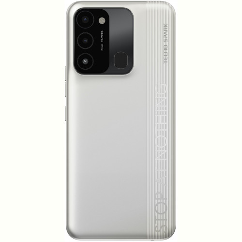 Смартфон Tecno Spark 8С (KG5n) 4/64GB NFC Dual Sim Diamond Grey (4895180777981)