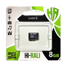 Карта пам`ятi MicroSDHC 8GB Class 4 Hi-Rali (HI-8GBSDCL4-00)