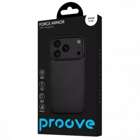 Чохол Proove Force Armor Case для iPhone 17 Air Black (PCFAIP17AR02)