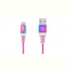 Кабель REAL-EL Rainbow USB-Lightning 1m (4743304104703)