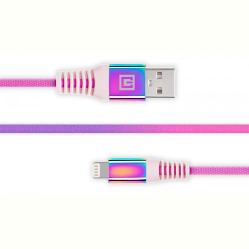 Кабель REAL-EL Rainbow USB-Lightning 1m (4743304104703)