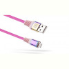 Кабель REAL-EL Rainbow USB-Lightning 1m (4743304104703)