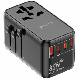 Універсальний адаптер Proove Trip 85W black