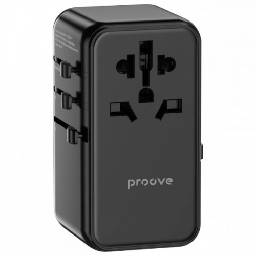 Універсальний адаптер Proove Trip 85W black Купити в Україні