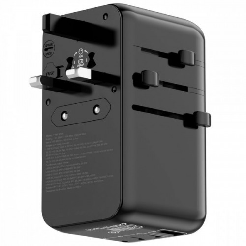 Універсальний адаптер Proove Trip 85W black Купити в Україні