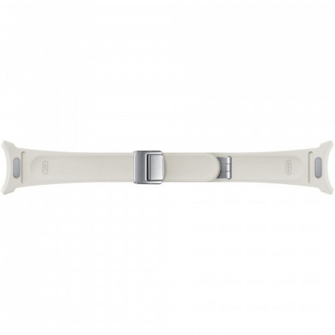 Ремінець Samsung D-Buckle Hybrid Eco-Leather Band для Samsung Galaxy (20mm, S/M) / Watch 4 / Watch 5 / Watch 6 Cream (ET-SHR93SUEGEU)